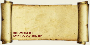 Matija Crnjanski vizit kartica